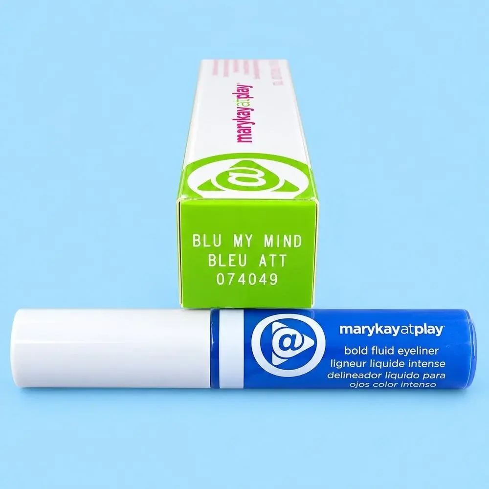 Mary Kay at Play Bold Fluid Eyeliner Blue My Mind New Discontinued